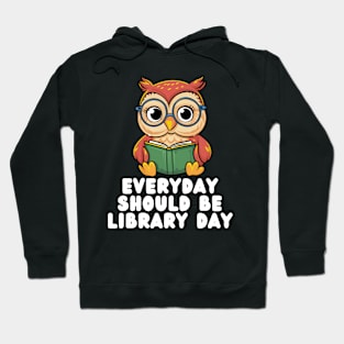 Owl Library Day Hoodie